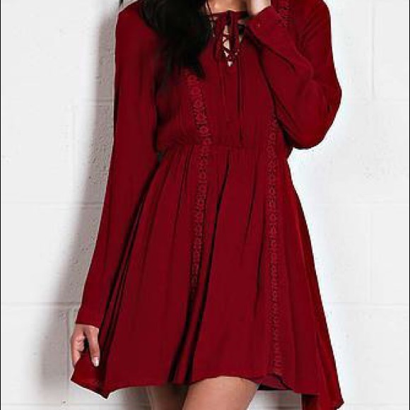 foreverdolledup Dresses & Skirts - ❤️Scarlet Red Laced Dress❤️